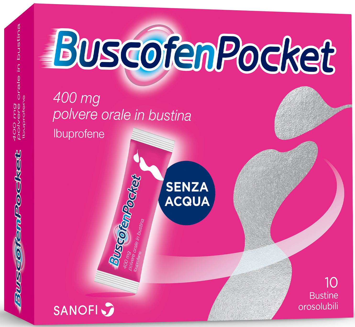 Buscofenpocket*orale polv 10 bust 400 mg
